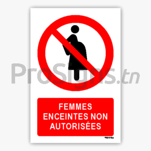P042m - Femmes enceintes non autorisées