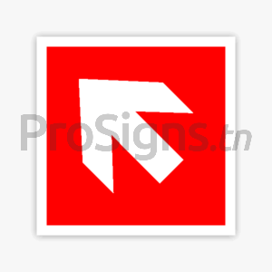 A315G – Flèche directionnelle 315° vers la gauche