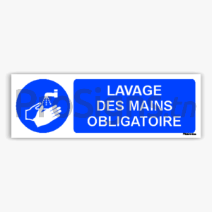 M011hm - Lavage des mains obligatoire