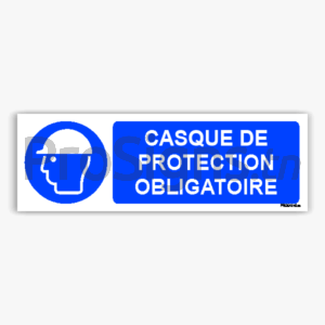 M014hm - Casque de protection obligatoire