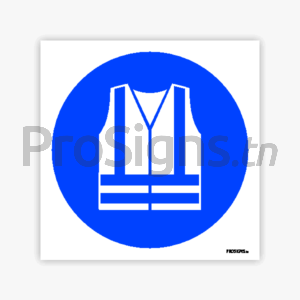 M015 - Gilet de sécurité haute visibilité obligatoire