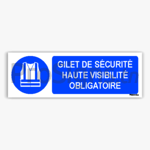 M015hm - Gilet de sécurité haute visibilité obligatoire