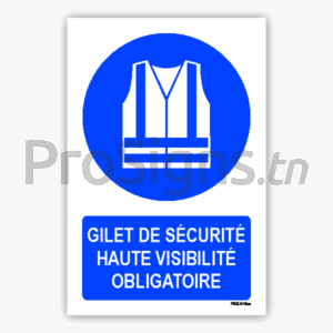 M015 - Gilet de sécurité haute visibilité obligatoire