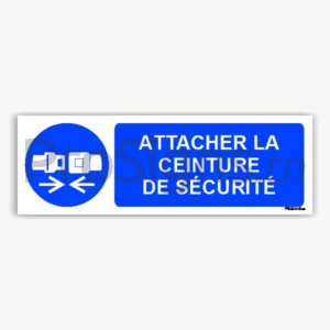 M020hm - Attacher la ceinture de sécurité