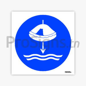 M040 - Abaisser le radeau de survie à l’eau dans l’ordre de lancement