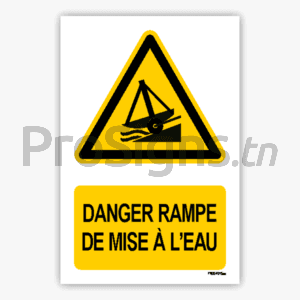 W044m - Danger Rampe de mise à l’eau