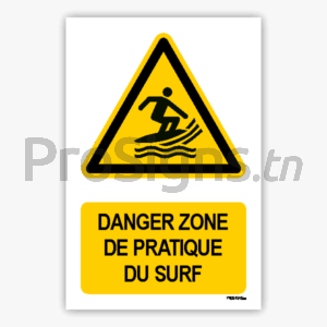 W046m - Danger Zone de pratique du surf