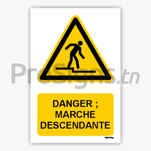 W070m - Danger ; Marche descendante