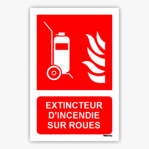 F009m - Extincteur d’incendie sur roues