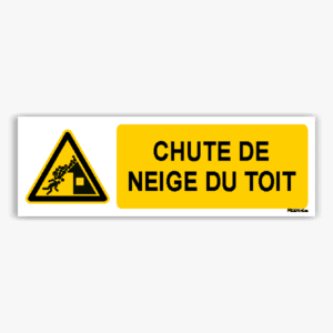 W040hm - Chute de neige du toit