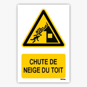 W040m - Chute de neige du toit