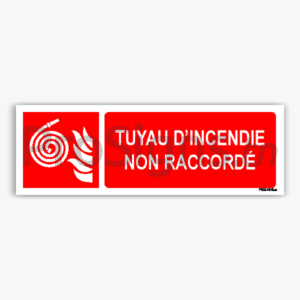 F019hm - Tuyau d’incendie non raccordé