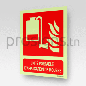 Panneau Photoluminescent / Phosphorescent / ‘Glow-in-the-dark’. PLF010m - Unité portable d’application de mousse