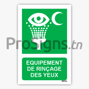 E011m - Equipement de rinçage des yeux
