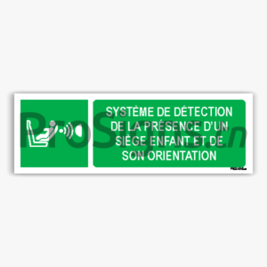 E014hm - Système de détection de la présence d’un siège enfant...