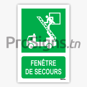 E017m - Fenêtre de secours