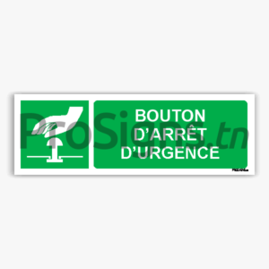 E020hm - Bouton d’arrêt d’urgence