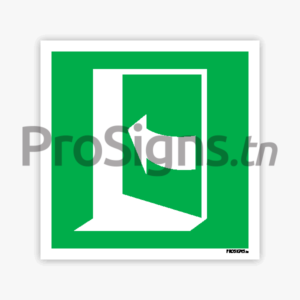 E022 - Porte qui s’ouvre en poussant sur son côté gauche