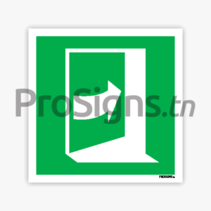 E023 - Porte qui s’ouvre en poussant sur son côté droit