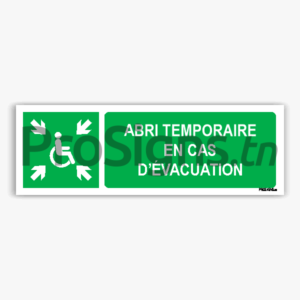 E024hm - Abri temporaire en cas d’évacuation