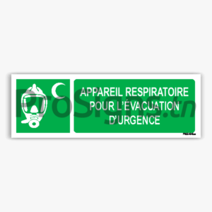 E029hm - Appareil respiratoire pour l’évacuation d’urgence