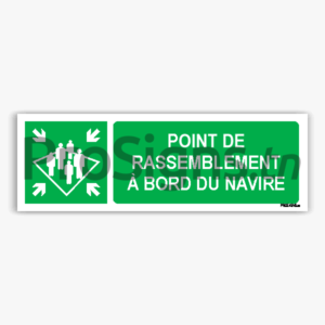E032hm - Point de rassemblement à bord du navire