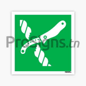 E035 - Couteau de radeau de sauvetage