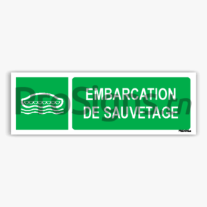 E036hm - Embarcation de sauvetage