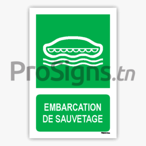 E036m - Embarcation de sauvetage