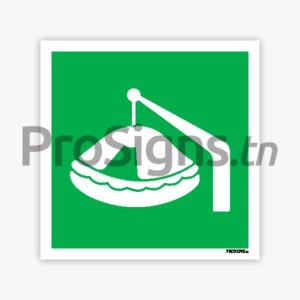 E039 - Radeau de survie à déploiement par bossoir