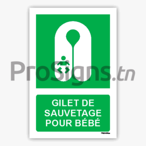 E046m - Gilet de sauvetage pour bébé