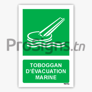 E054m - Toboggan d’évacuation marine