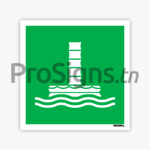 E055 - Toboggan couvert d’évacuation marine