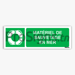 E061hm - Matériel de sauvetage en mer