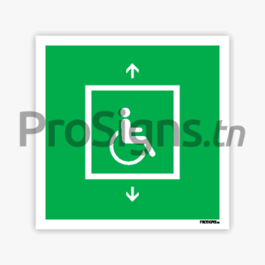 E070 - Ascenseur d'évacuation pour personnes à mobilité réduite